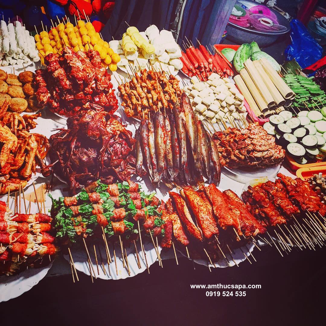 đồ nướng đa dạng